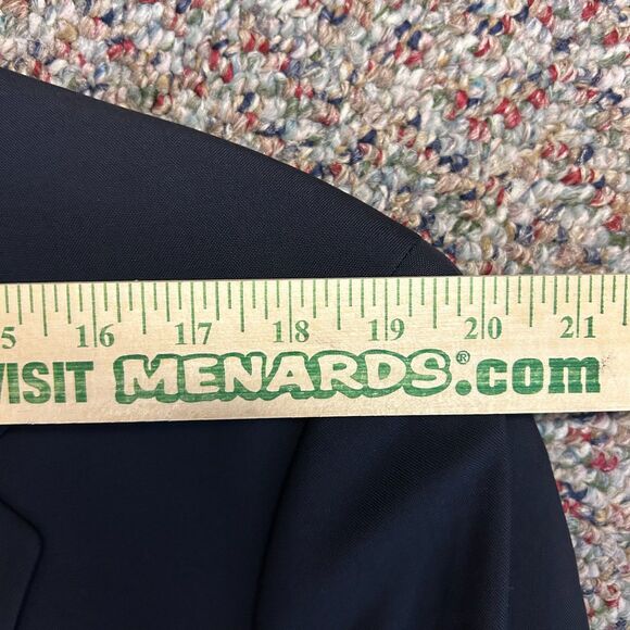 Hart Schafner & Marx Nordstrom Classic Navy Wool Blazer Size 42XL - Picture 12 of 15